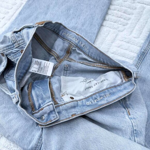 American Eagle 90s Wide Leg Jeans - Picture 4 of 7